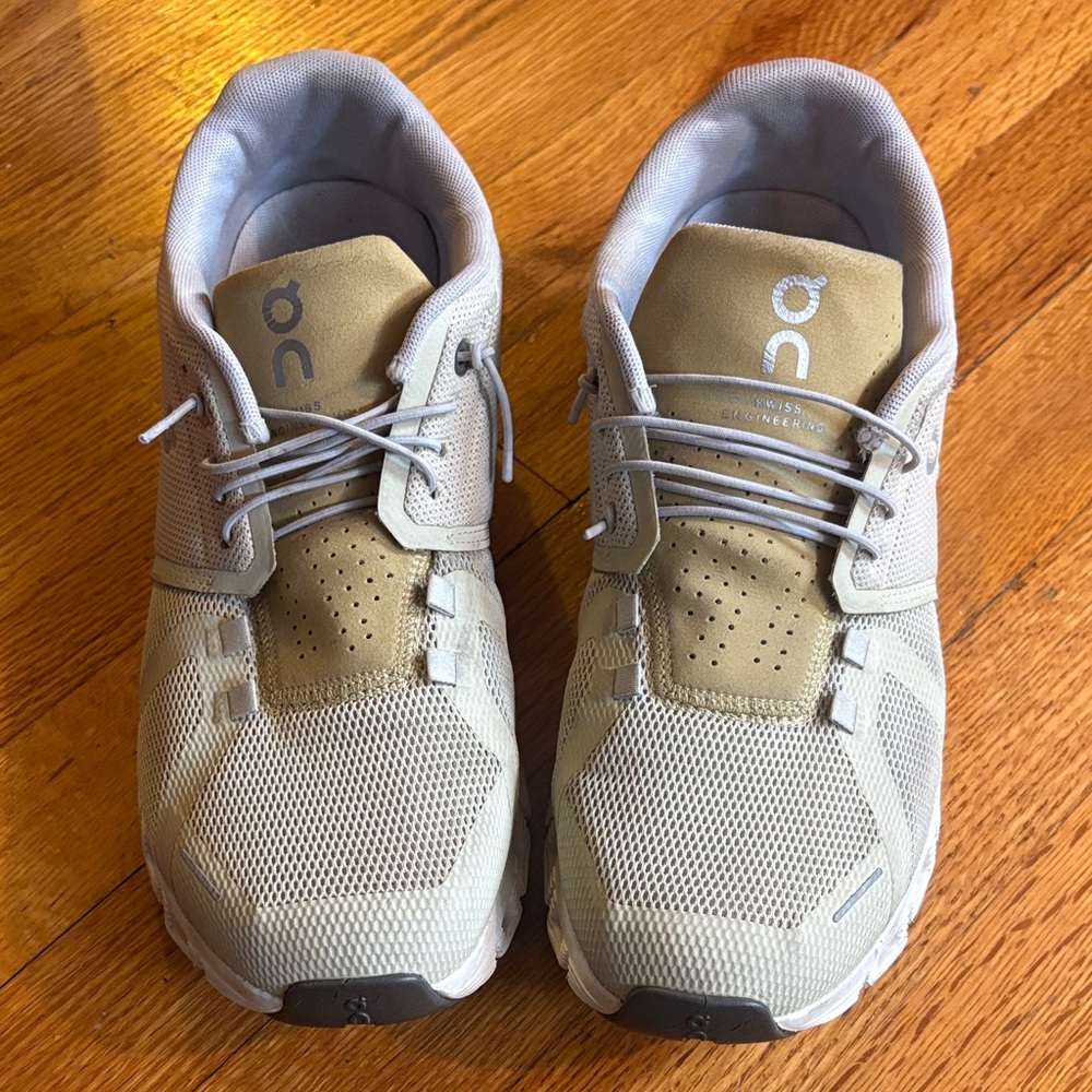 On Cloud 5 Men's Athletic Shoes - Haze and Bronze